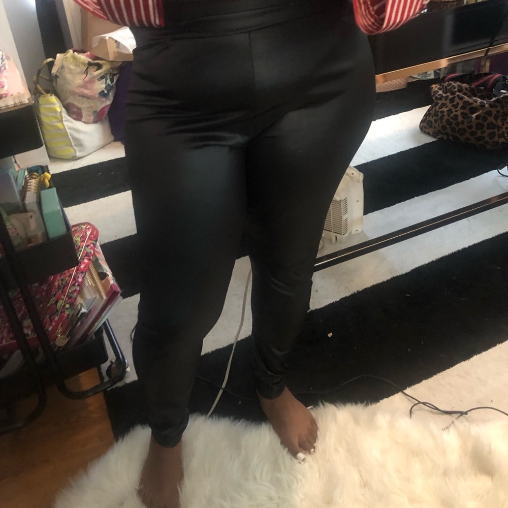Boohoo liquid leggings